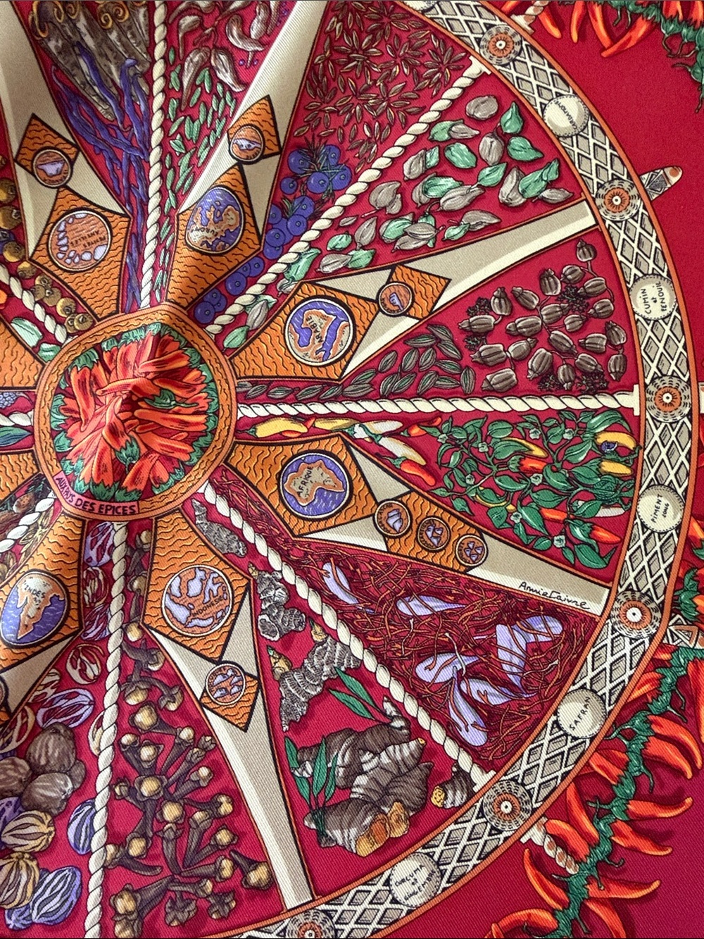 Hermes Scarf with Box - Picture 7 of 9